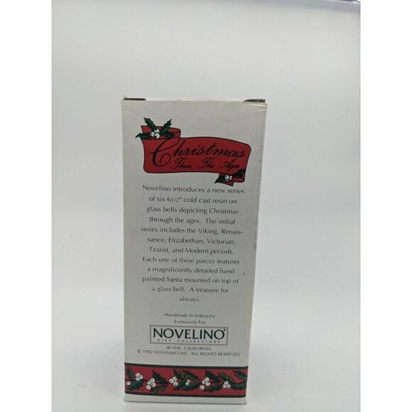 Christmas Thru The Ages Novelina Victorian Santa Bell Style CTA404 Vintage - Picture 4 of 4